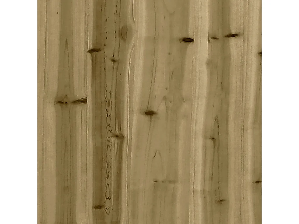 Divano ad angolo da giardino 70x70x67 cm in legno di pino impregnato