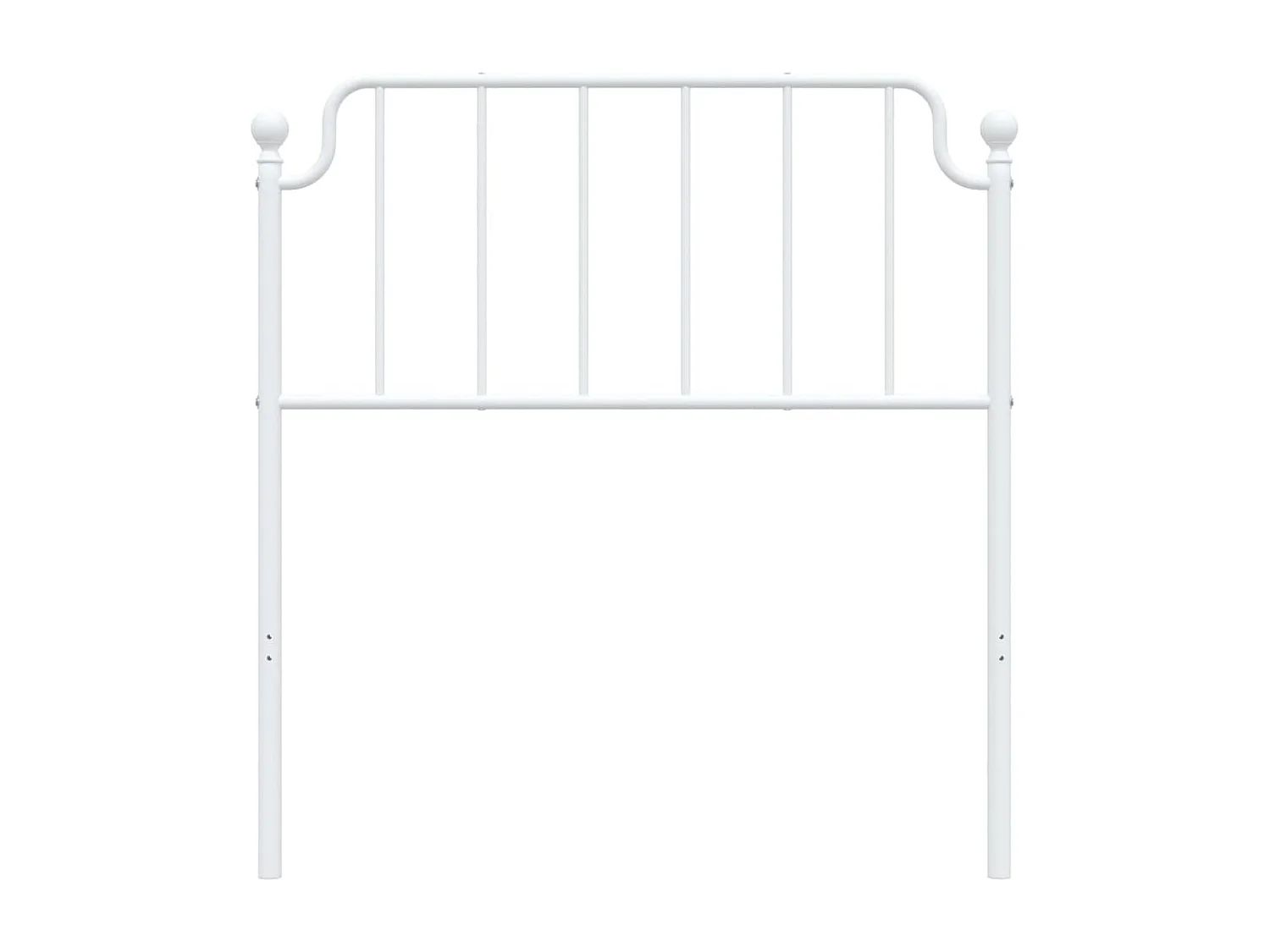 Kopfteil Metall Weiß 90 cm