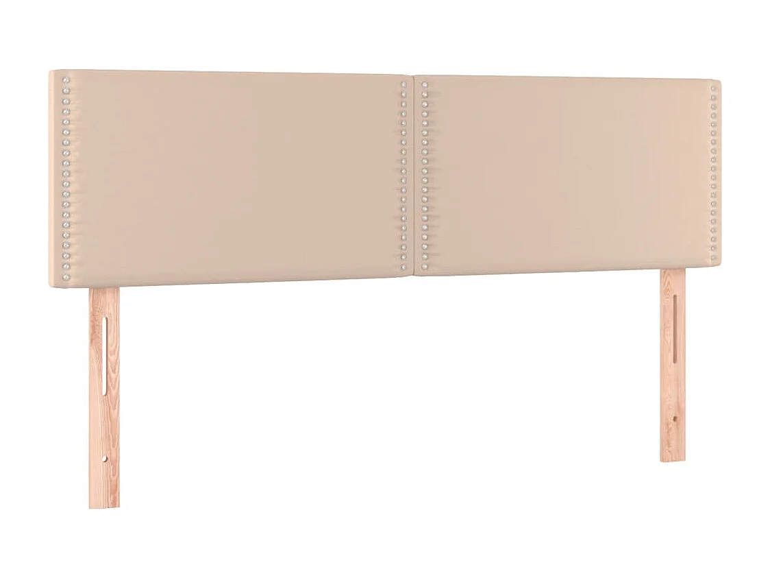 Tête de lit à LED Cappuccino 144x5x78/88 cm Similicuir