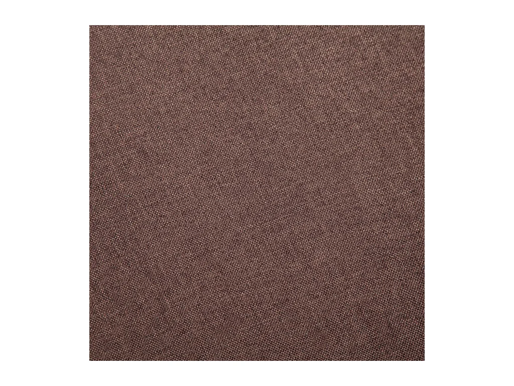 Canapé à 2 places Tissu Marron