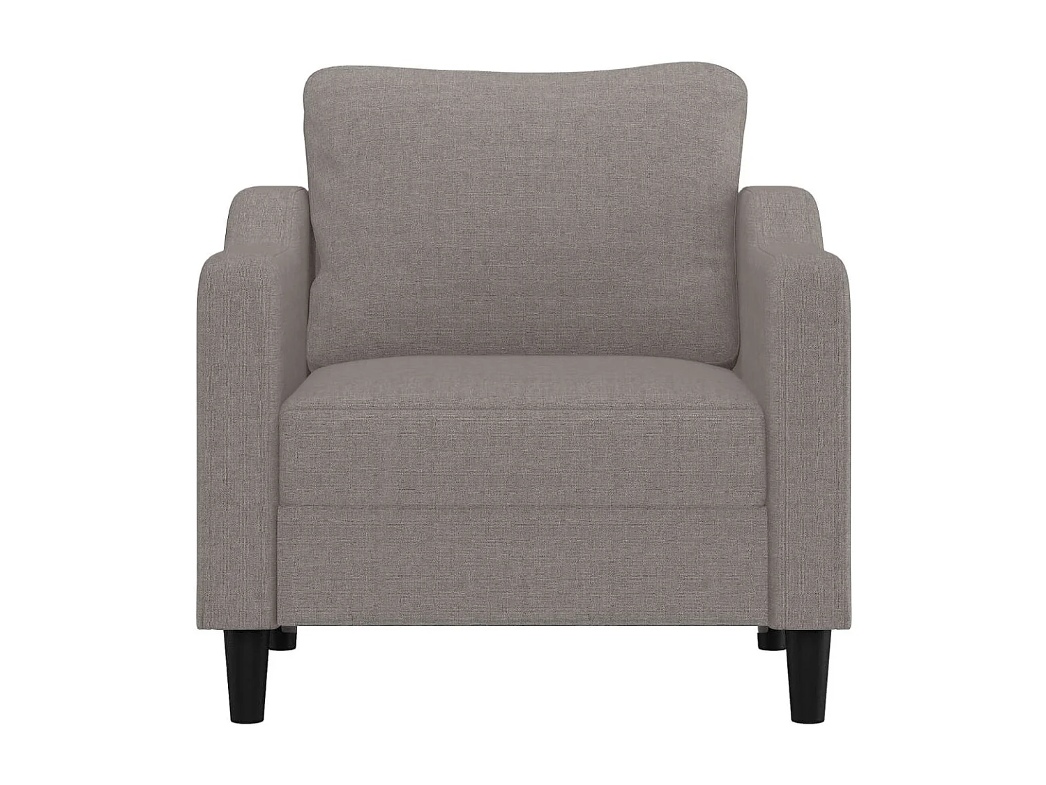Fauteuil Taupe 60 cm Tissu