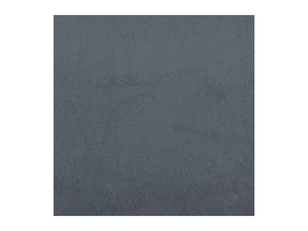 Canapé 3 places avec oreillers gris foncé 180 cm velours