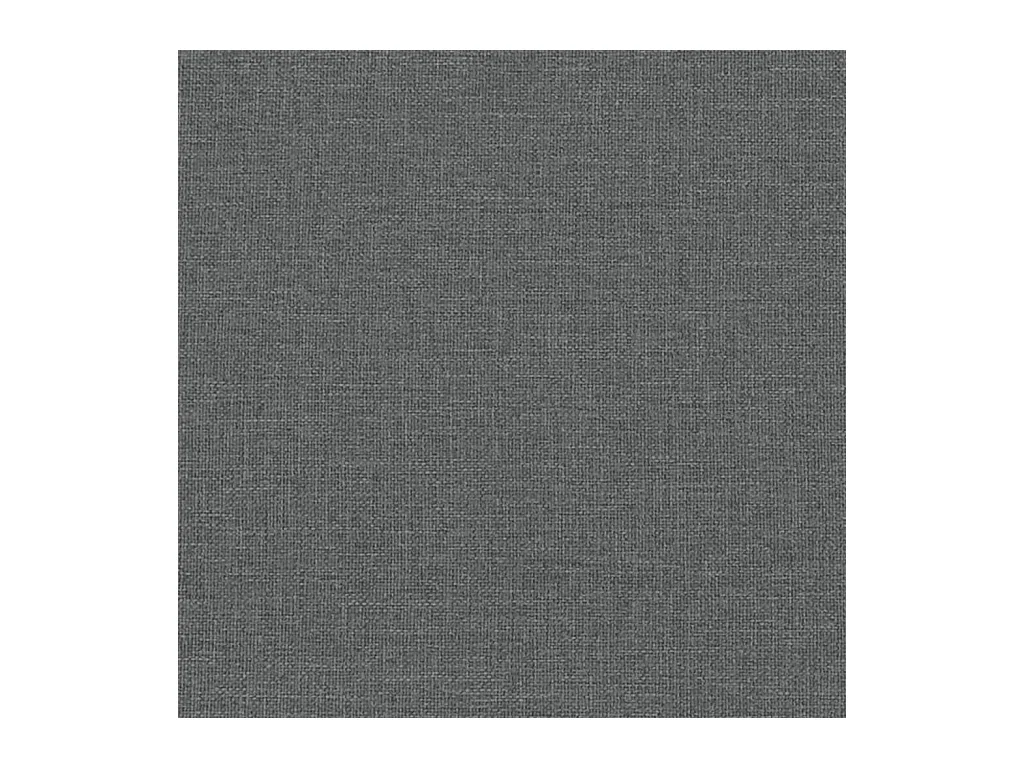 Canapé à 2 places gris foncé tissu