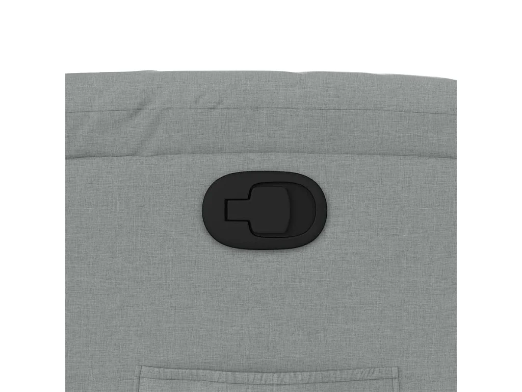 Fauteuil inclinable Gris clair Tissu