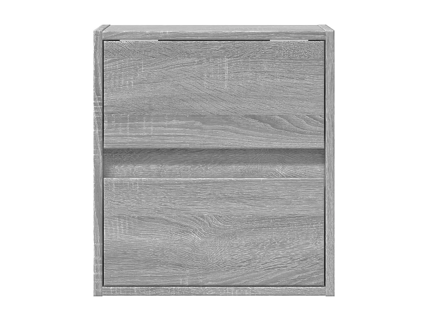 Meubles TV muraux et lumières LED 2 pcs sonoma gris 41x31x45 cm