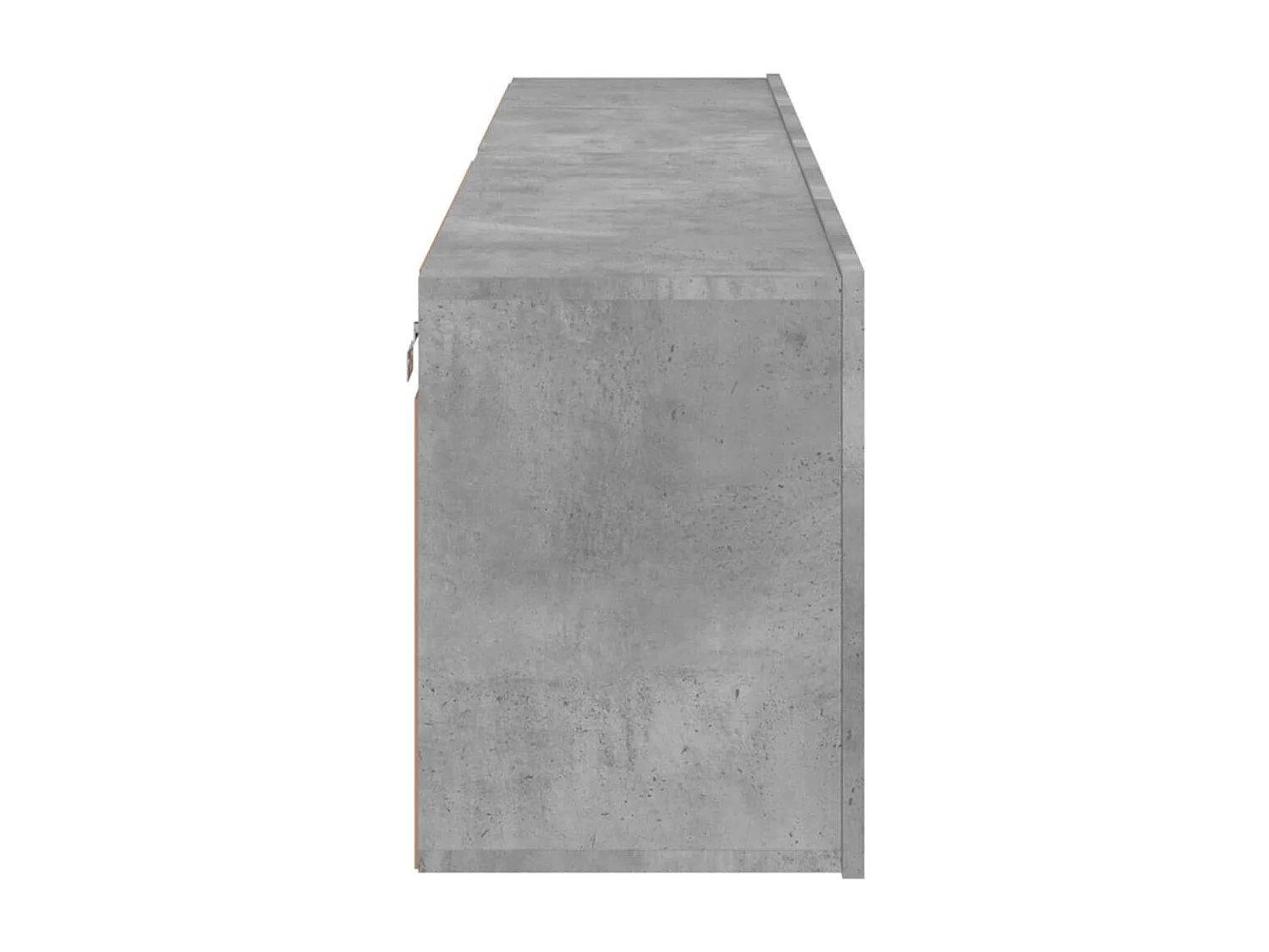 Meubles TV muraux 2 pcs gris béton 80x30x41 cm