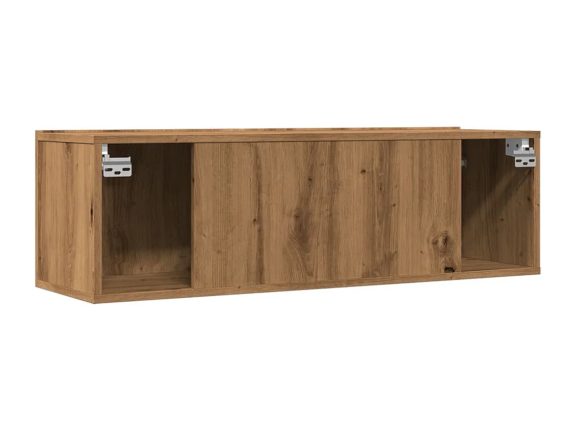 Meubles TV muraux 2 pcs chêne artisanal 100x30x30 cm