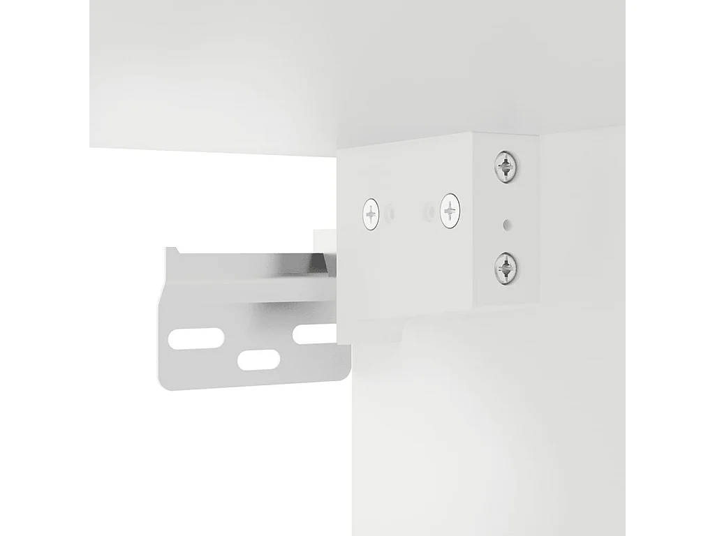 Móveis de TV para parede 2 pcs 40x34,5x40 cm branco