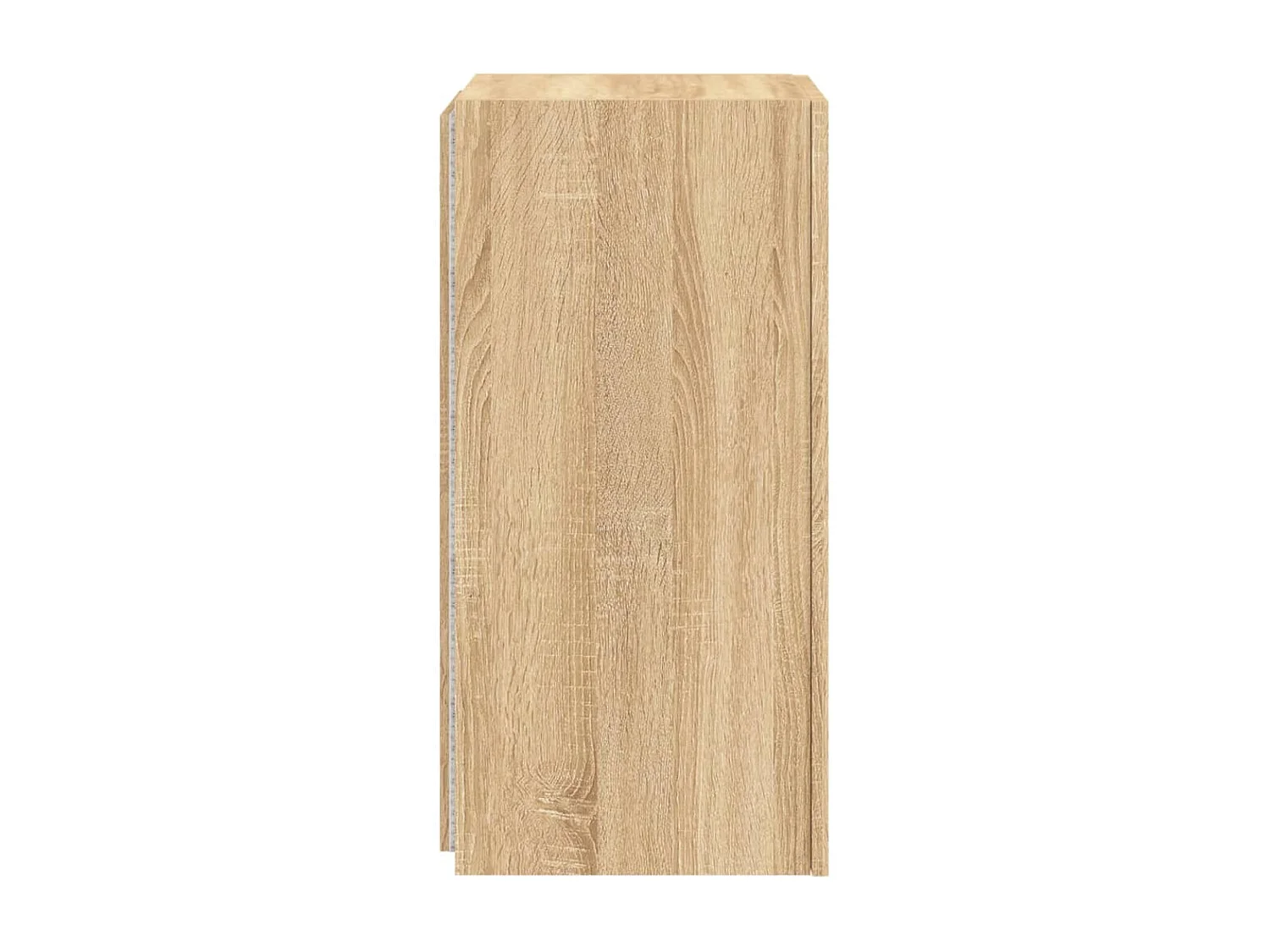 Meubles TV muraux lumières LED 2 pcs chêne sonoma 30,5x35x70 cm