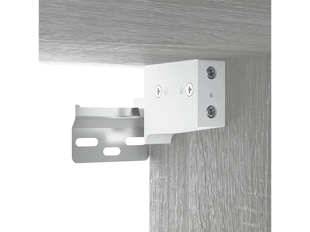 Mobili Porta TV a Parete 3 pz Grigio Sonoma 80x34,5x40 cm