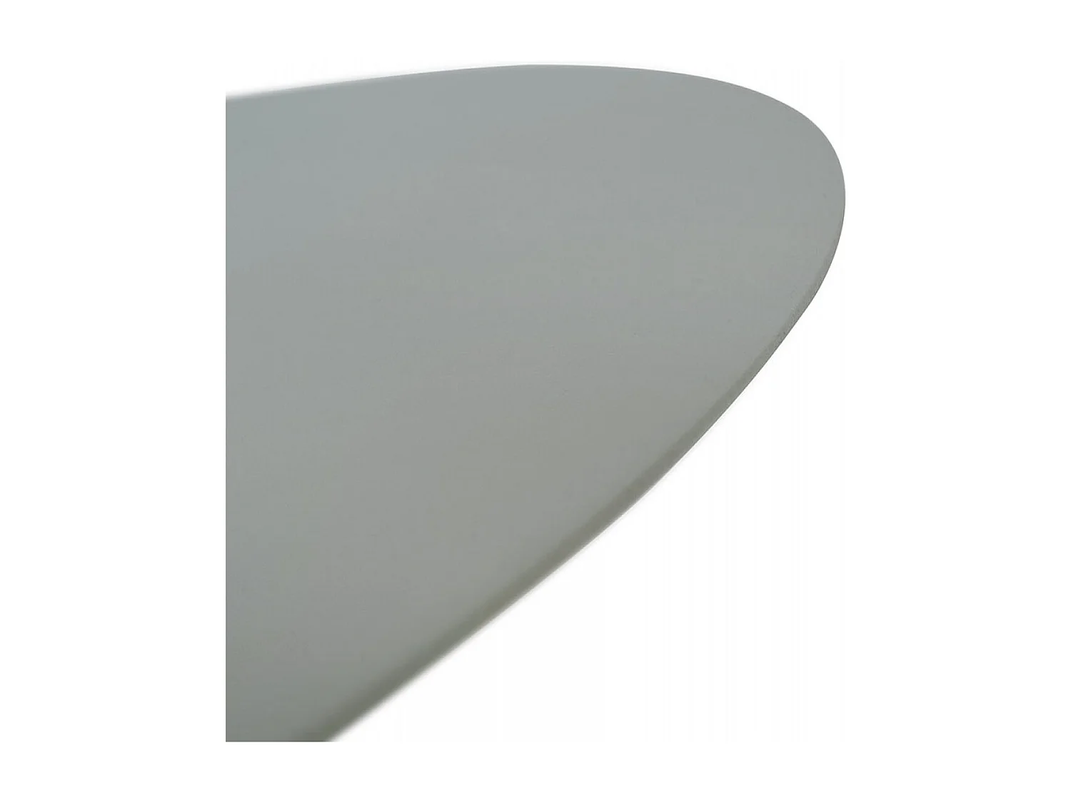 Table d'Appoint Ovale en Métal "Melisa" 45cm Gris