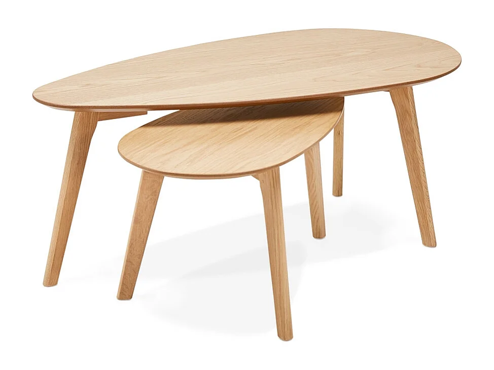 Satztische - STOKOLM - beige - 100x50x40 cm