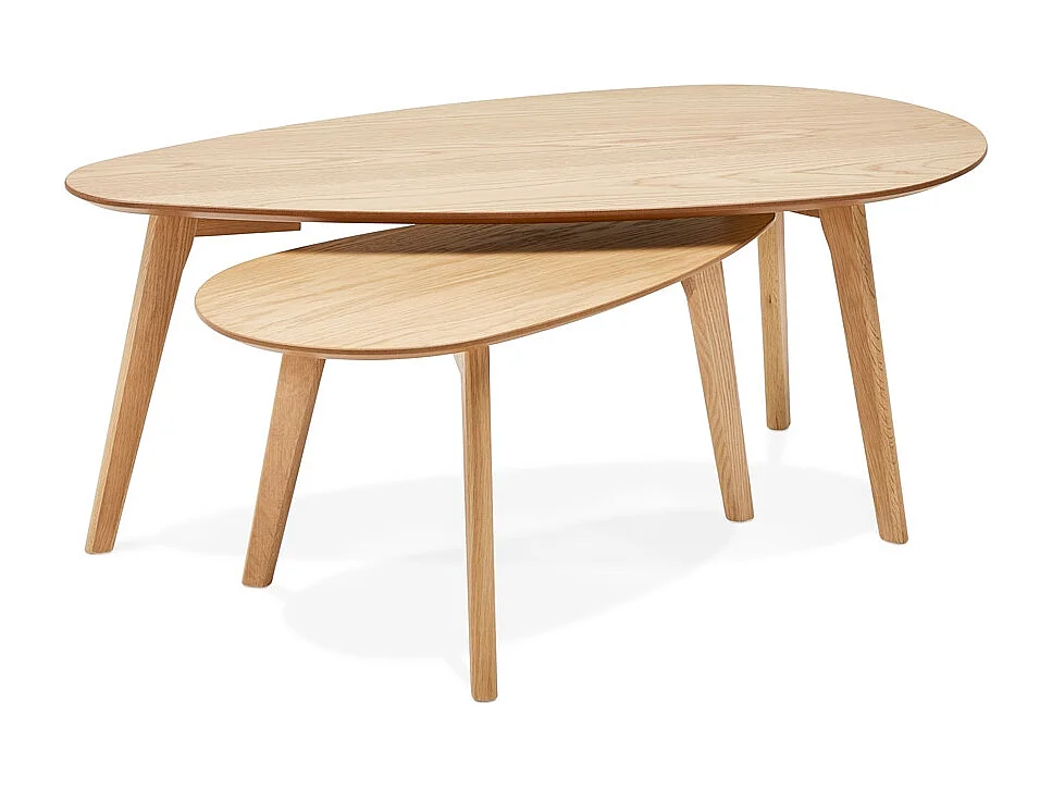 Satztische - STOKOLM - beige - 100x50x40 cm