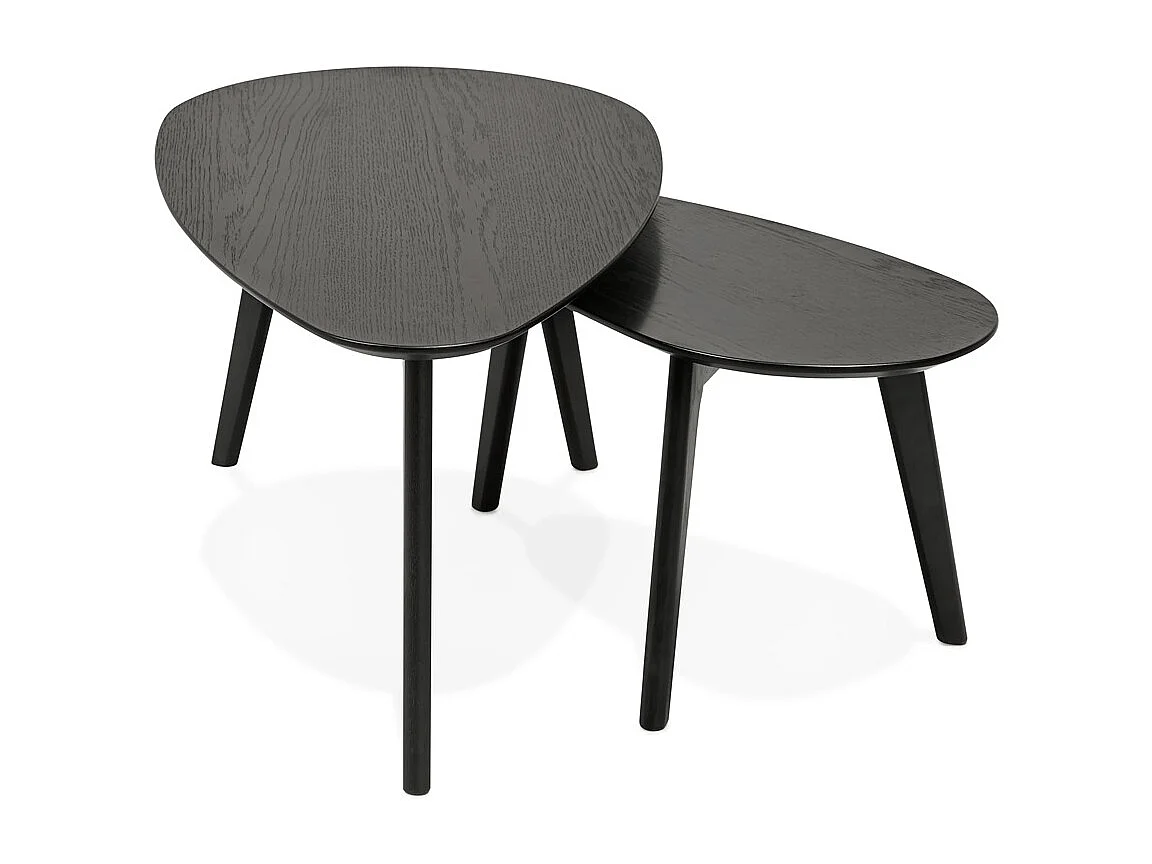 Satztische - STOKOLM - zwart - 100x50x40 cm