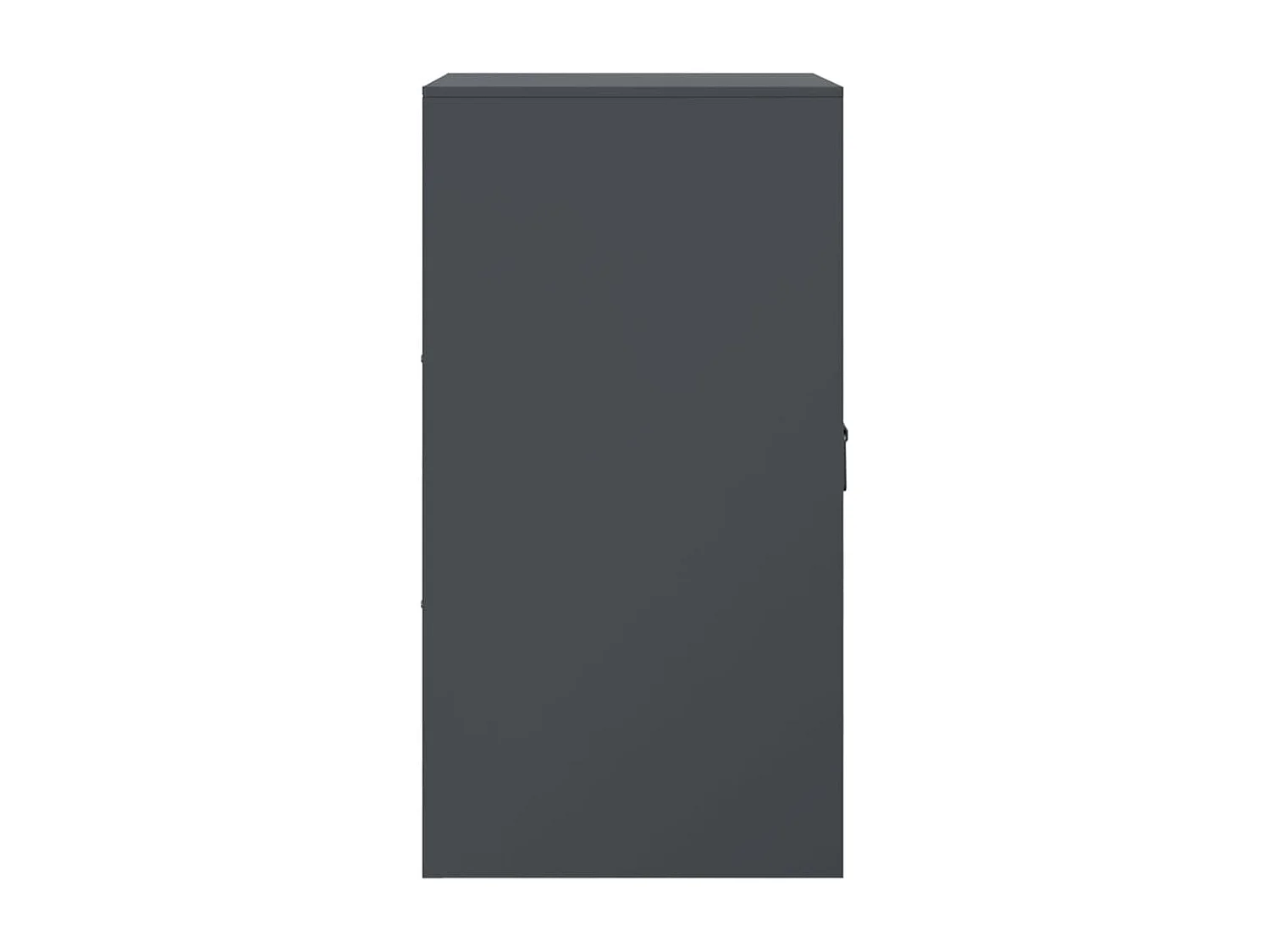 Buffet anthracite 34,5x39x73 cm acier