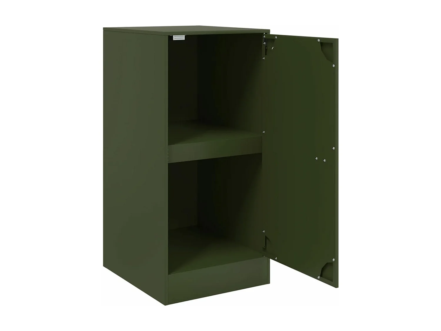 Aparador 34,5x39x73 cm aço verde azeitona