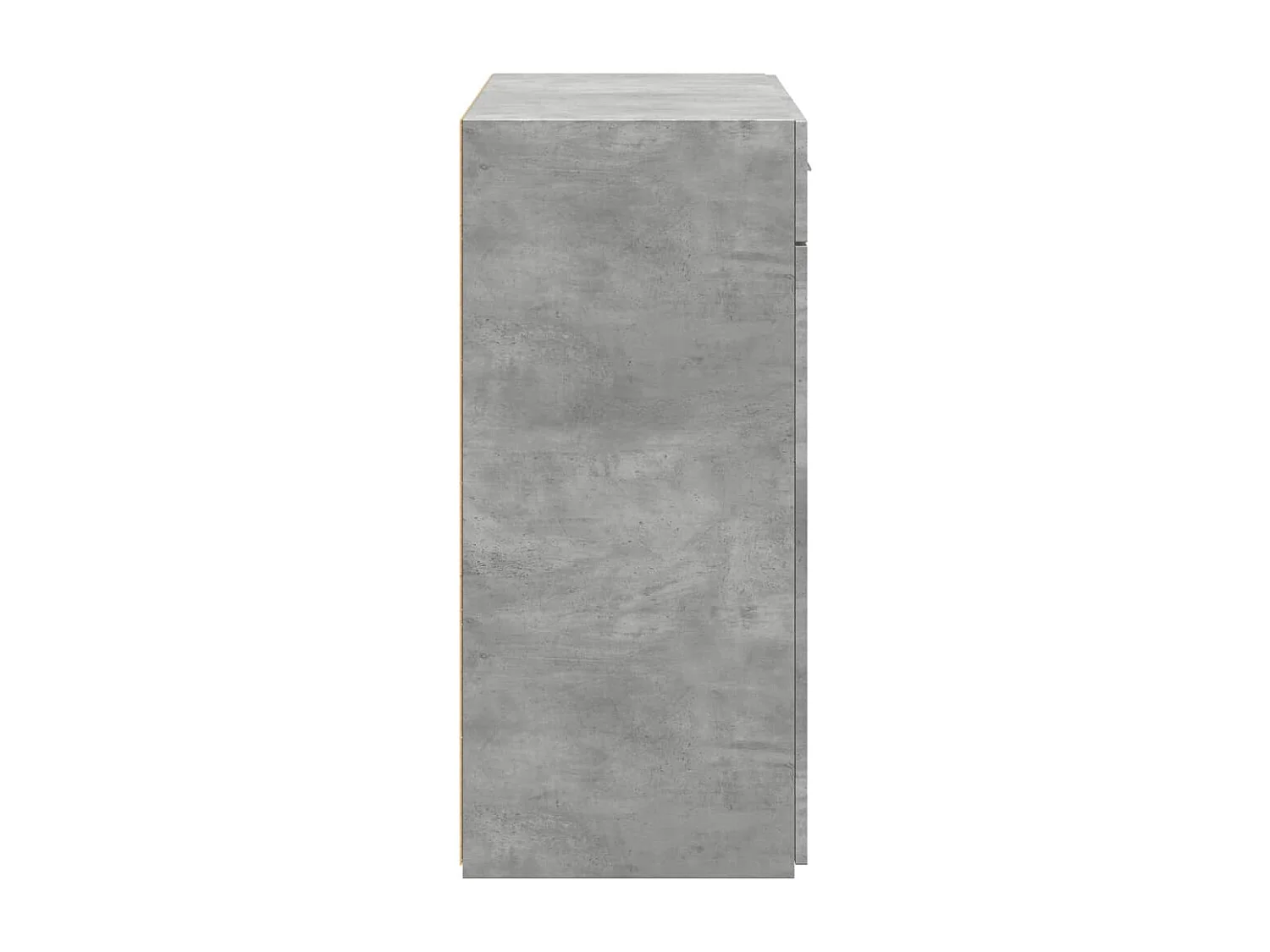 Credenza Grigio Cemento 80x42,5x93 cm in Legno Multistrato