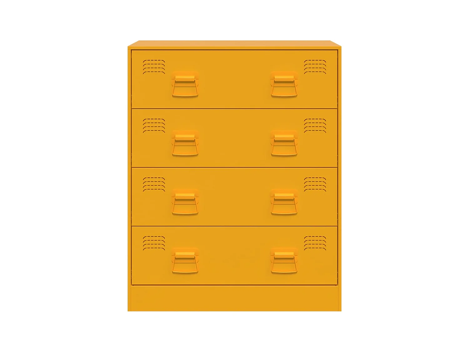 Sideboard Senfgelb 67x39x83 cm Stahl