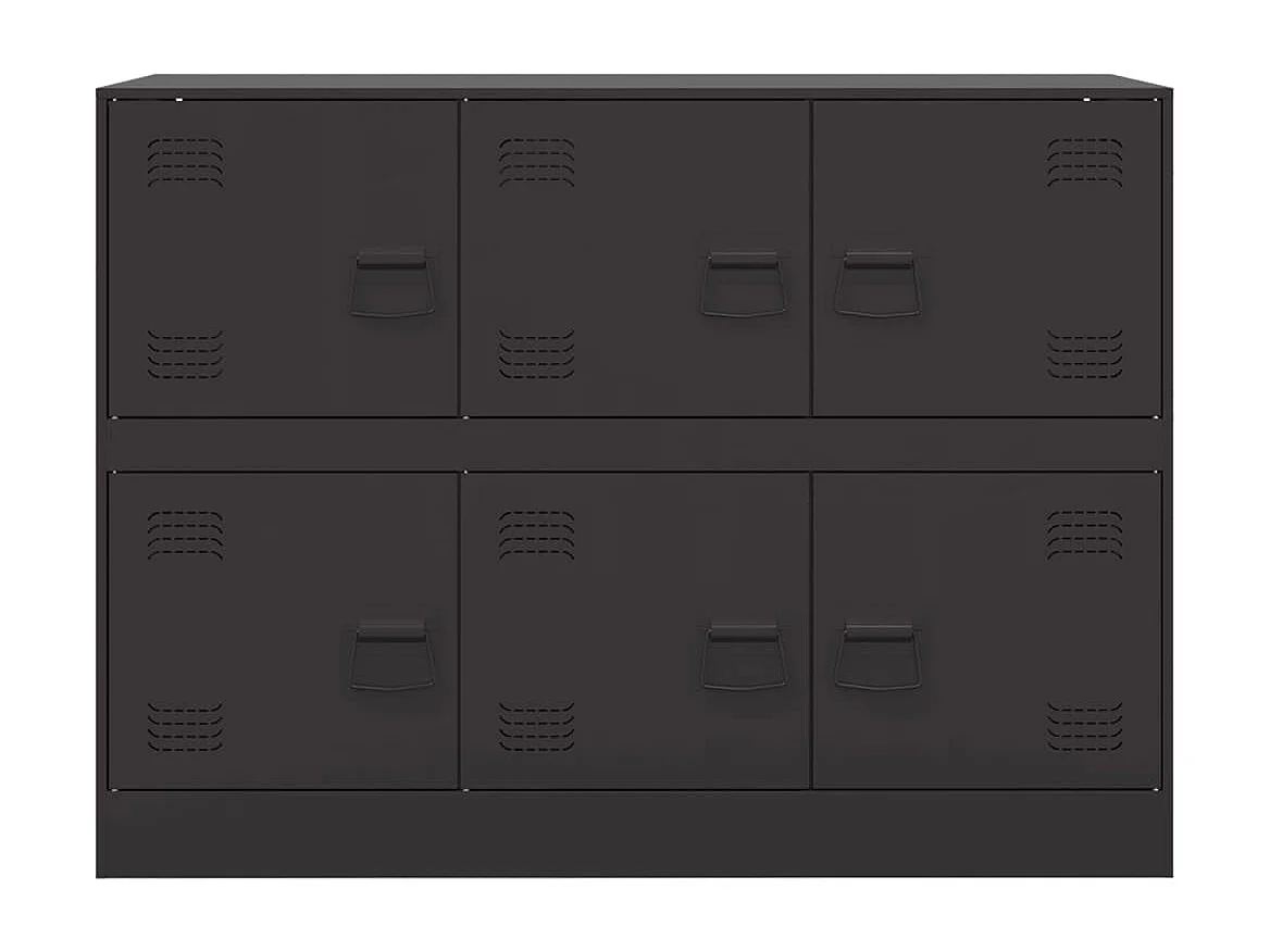 Sideboard Schwarz 99x39x73 cm Stahl