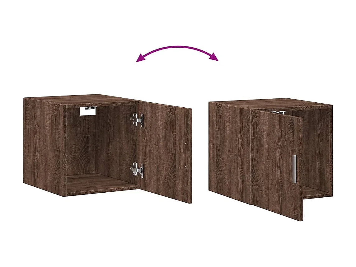 Armoire murale chêne marron 40x42,5x40 cm bois d'ingénierie