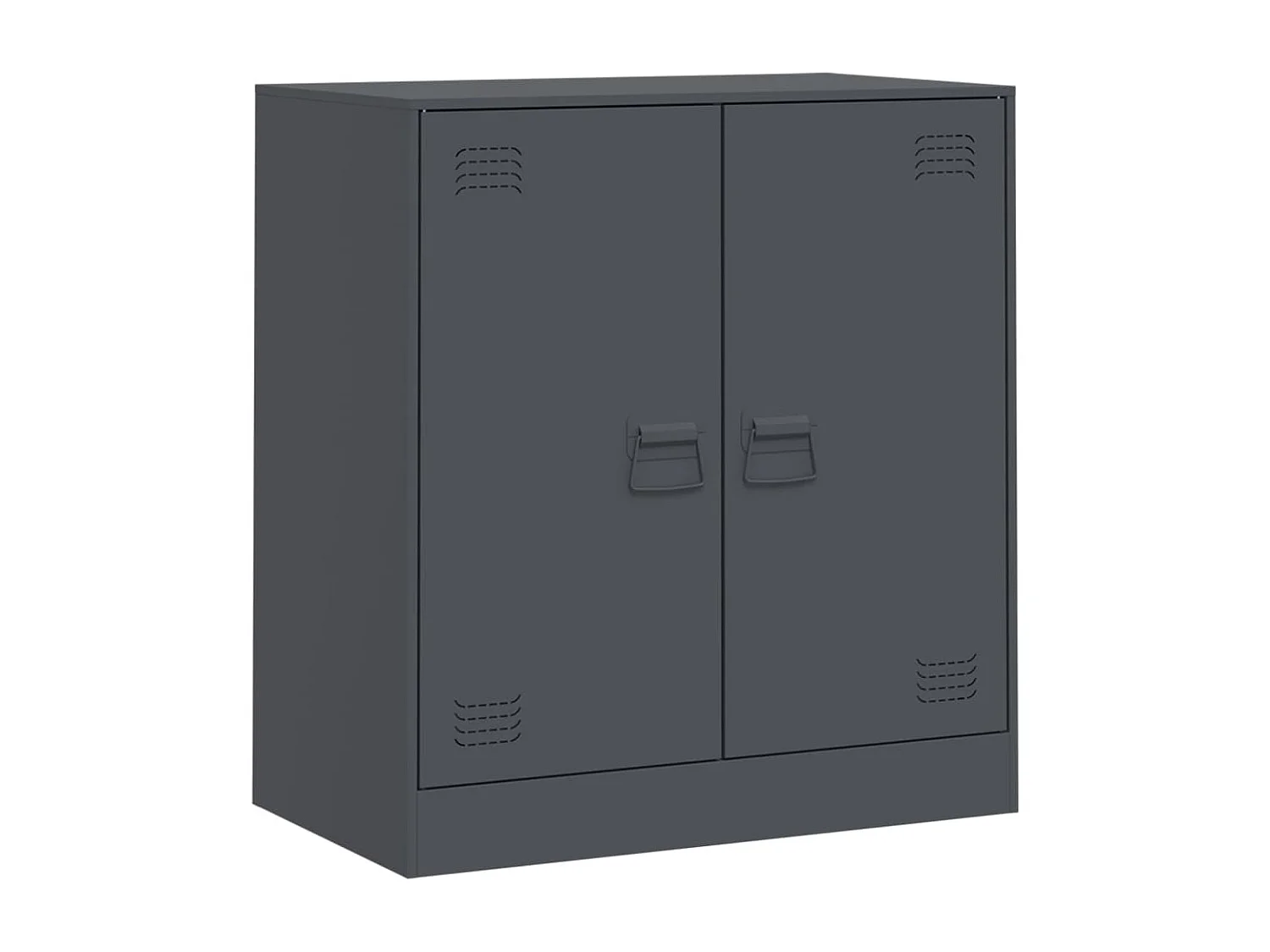 Buffet anthracite 67x39x73 cm acier