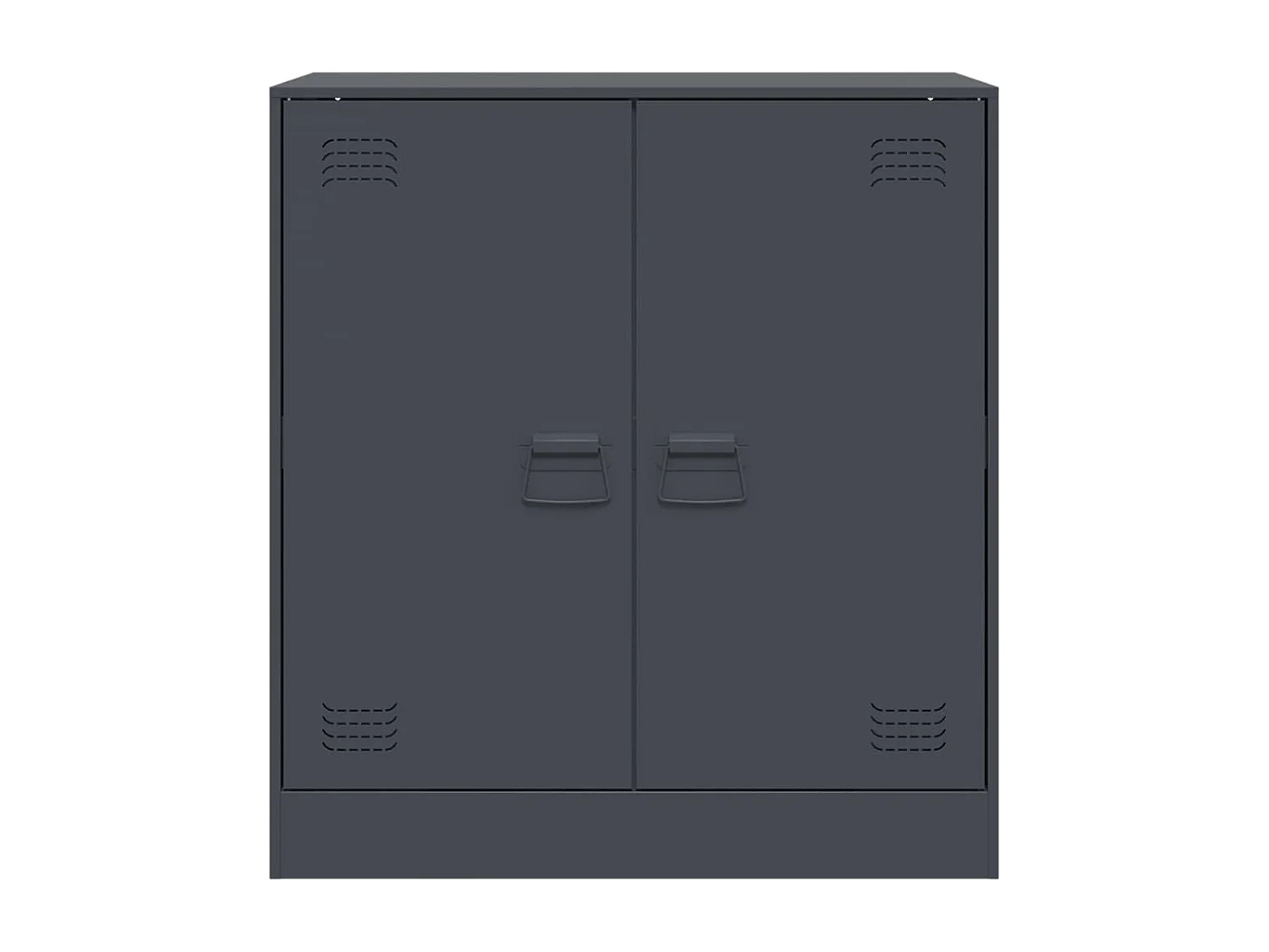 Buffet anthracite 67x39x73 cm acier