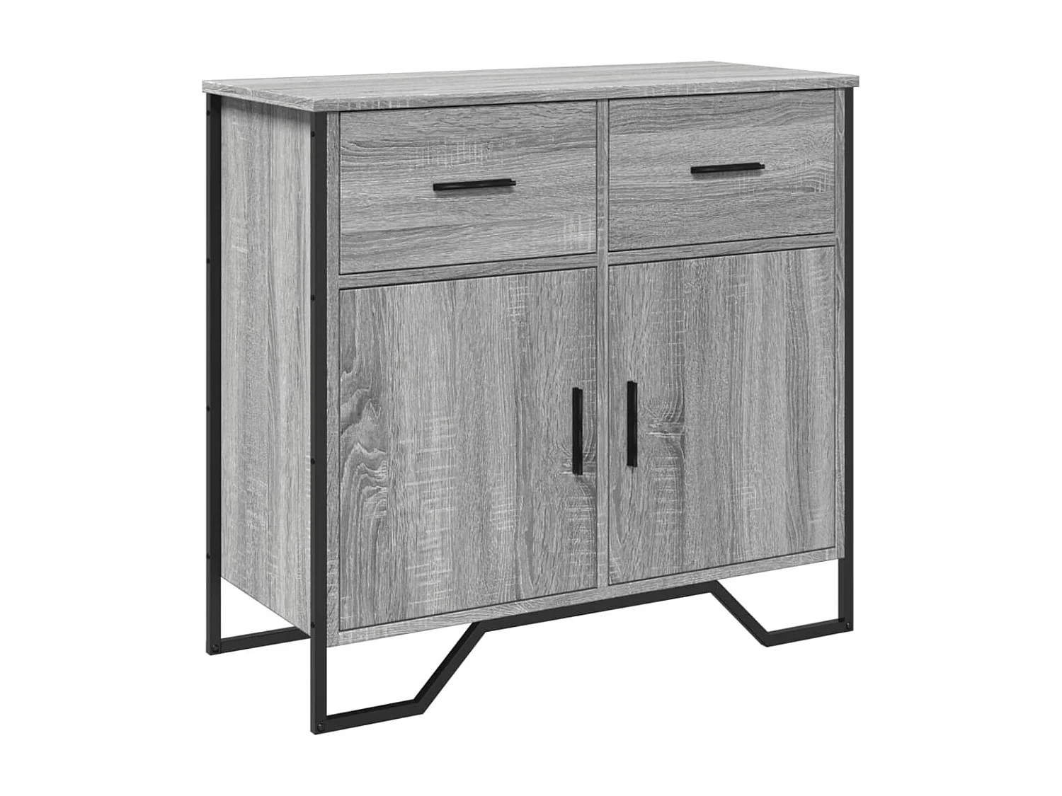 Sideboard Grau Sonoma 79,5x35,5x74,5 cm Holzwerkstoff