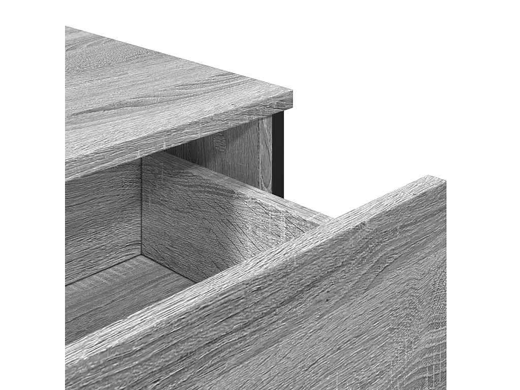 Sideboard Grau Sonoma 79,5x35,5x74,5 cm Holzwerkstoff