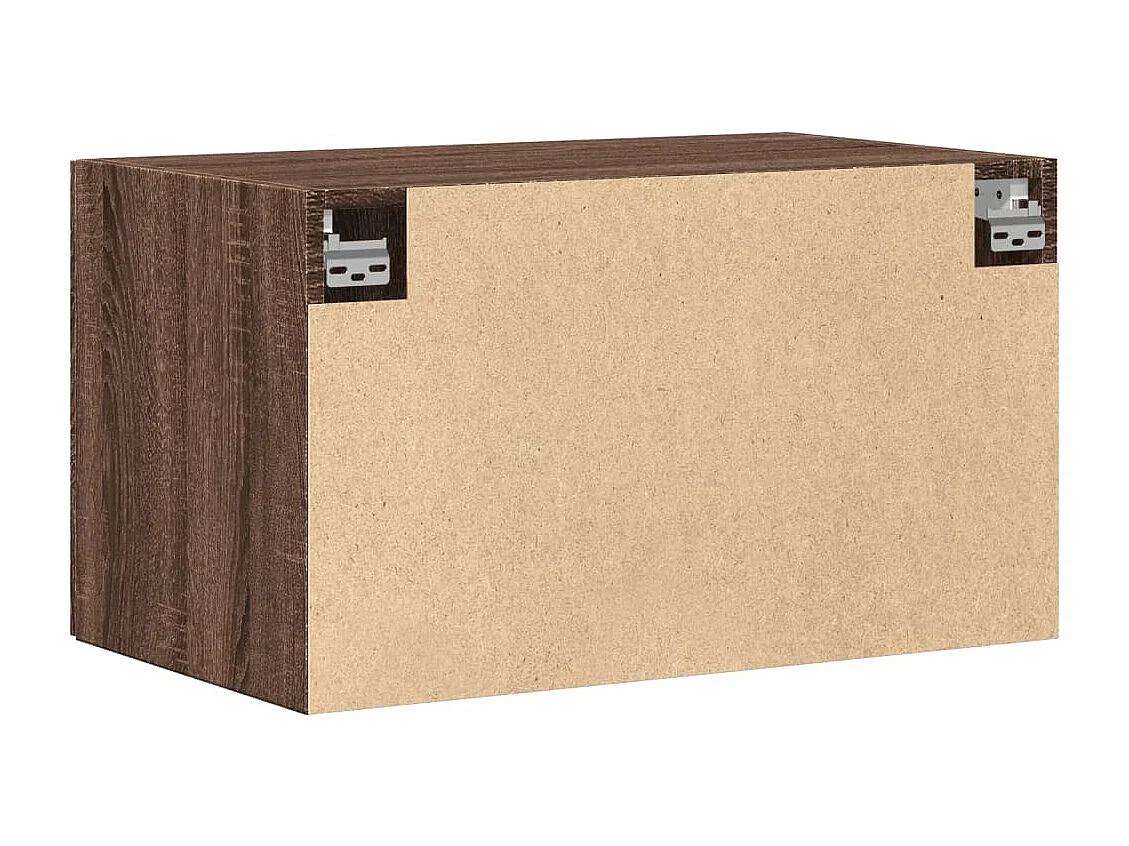 Wandschrank Braun Eichen-Optik 70x42,5x40 cm Holzwerkstoff