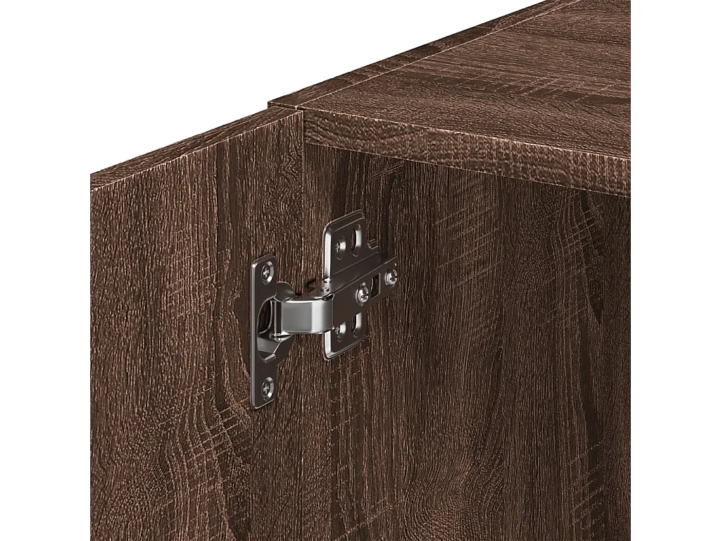 Wandschrank Braun Eichen-Optik 70x42,5x40 cm Holzwerkstoff