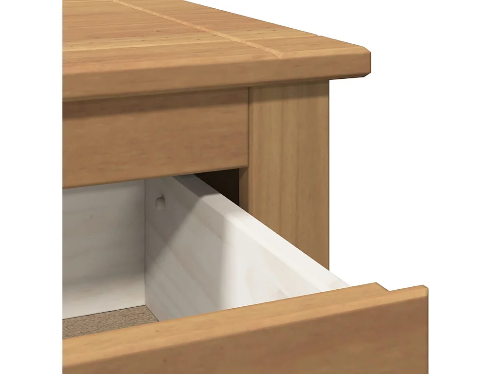 Buffet avec tiroirs Panama 112x40x80 cm bois massif de pin