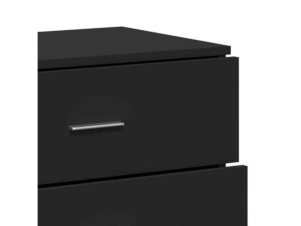 Sideboards 3 Stk. Schwarz Holzwerkstoff