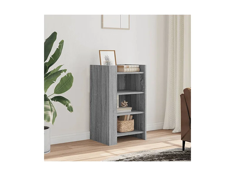 Credenza Grigio Sonoma 45x35x75 cm in Legno Multistrato