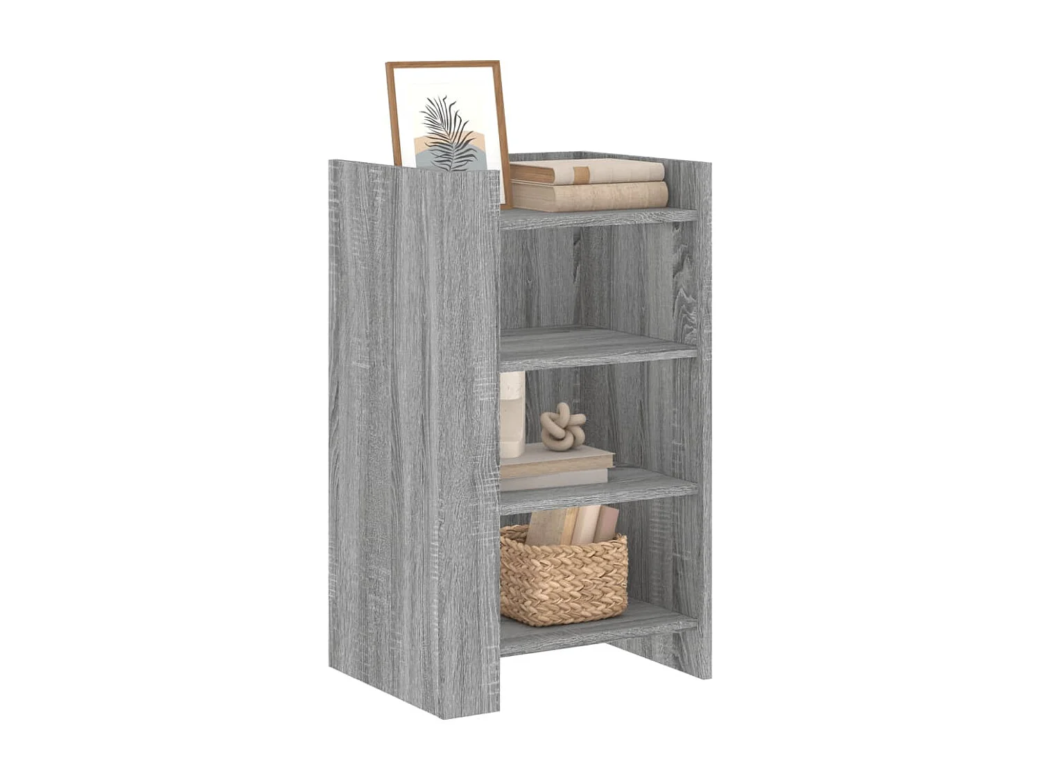Credenza Grigio Sonoma 45x35x75 cm in Legno Multistrato