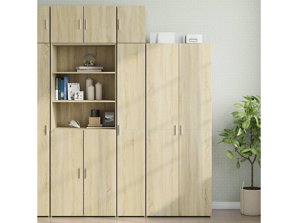 Armoire murale chêne sonoma 30x42,5x40 cm bois d'ingénierie