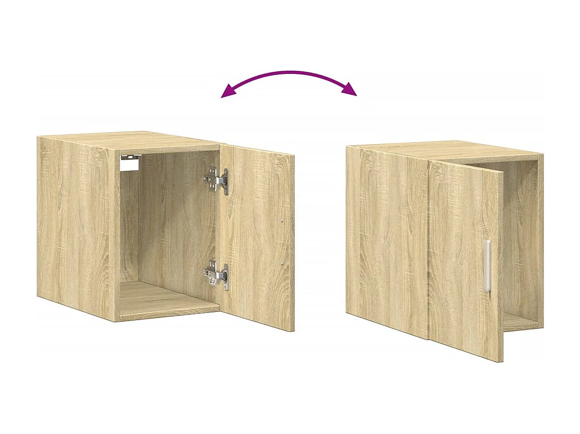 Armoire murale chêne sonoma 30x42,5x40 cm bois d'ingénierie