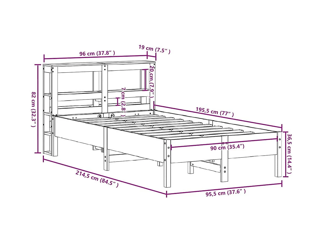 Giroletto Cassetti Grigio Sonoma 150x200 cm Legno Multistrato