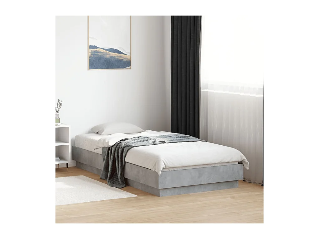 Giroletto Grigio Cemento 90x190 cm in Legno Multistrato