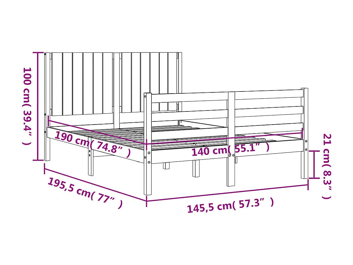 Bettgestell Hellgrau 120x190 cm Samt