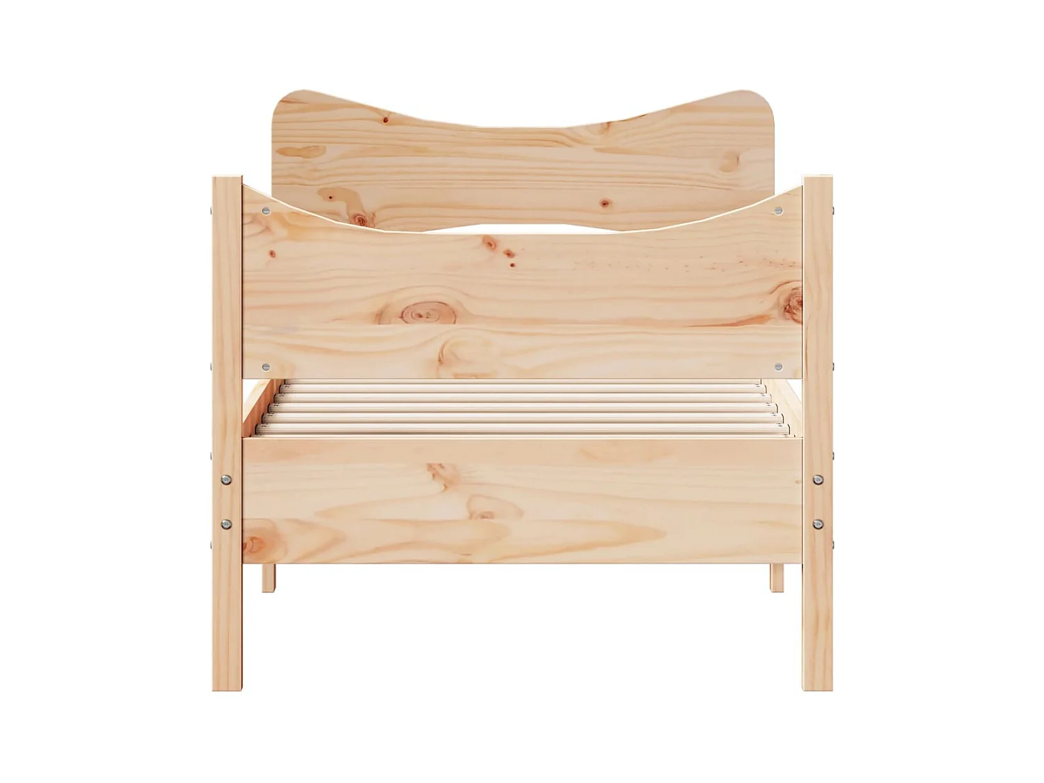 Giroletto senza Materasso 75x190 cm in Legno Massello di Pino