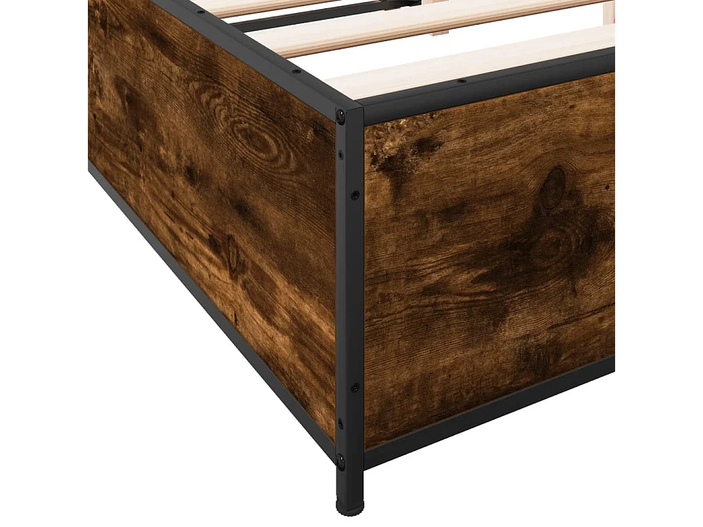 Giroletto Rovere Fumo 135x190 cm in Legno Multistrato Metallo