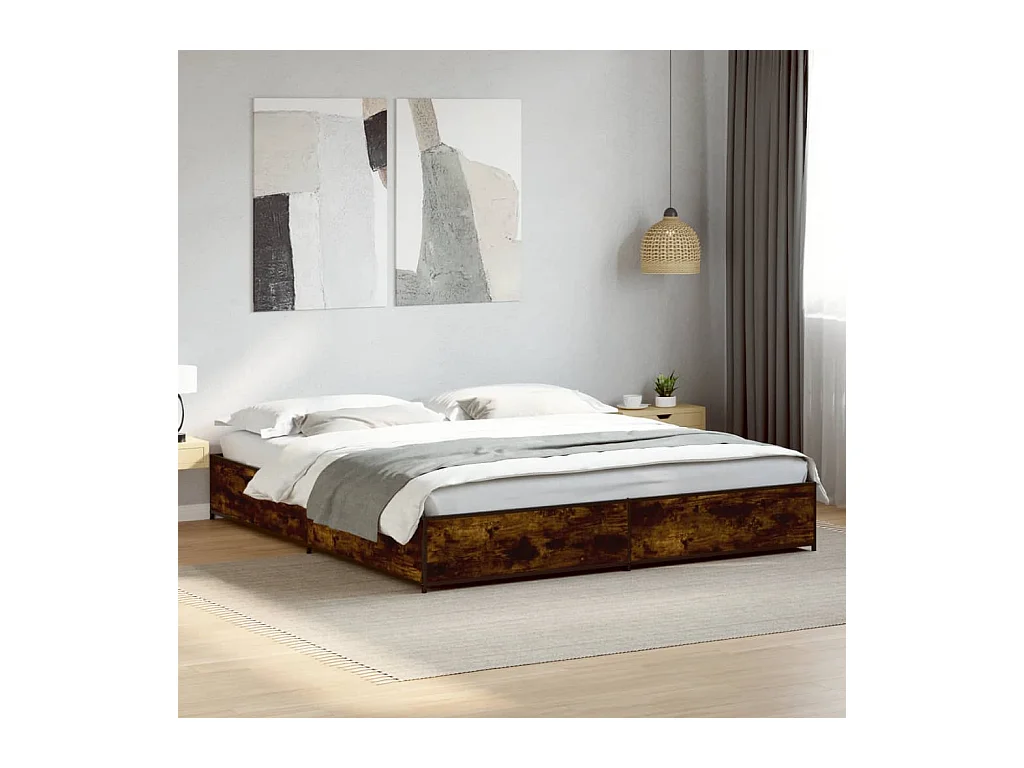 Giroletto Rovere Fumo 200x200 cm in Legno Multistrato Metallo