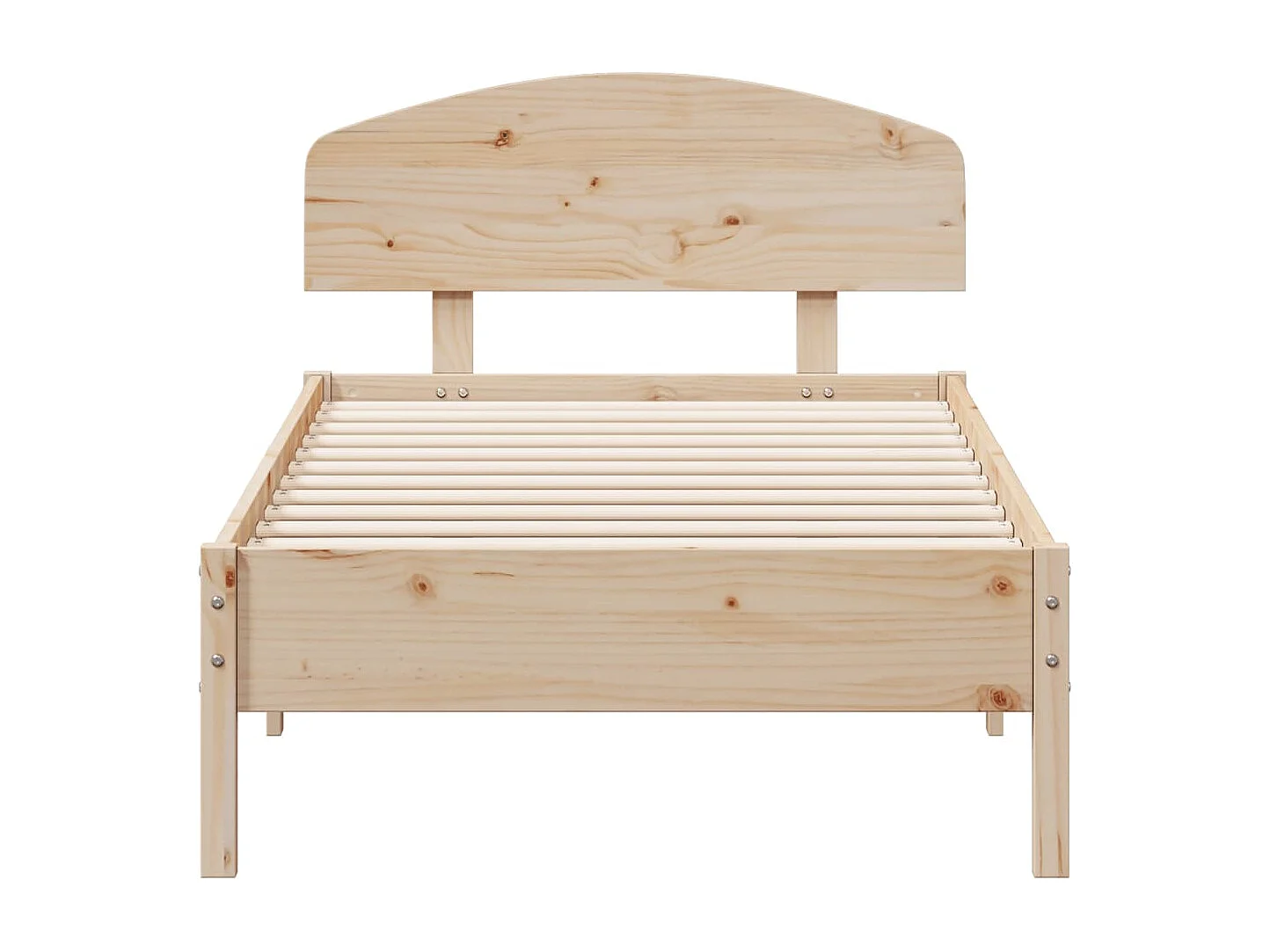 Cadre de lit sans matelas 90x200 cm bois de pin massif