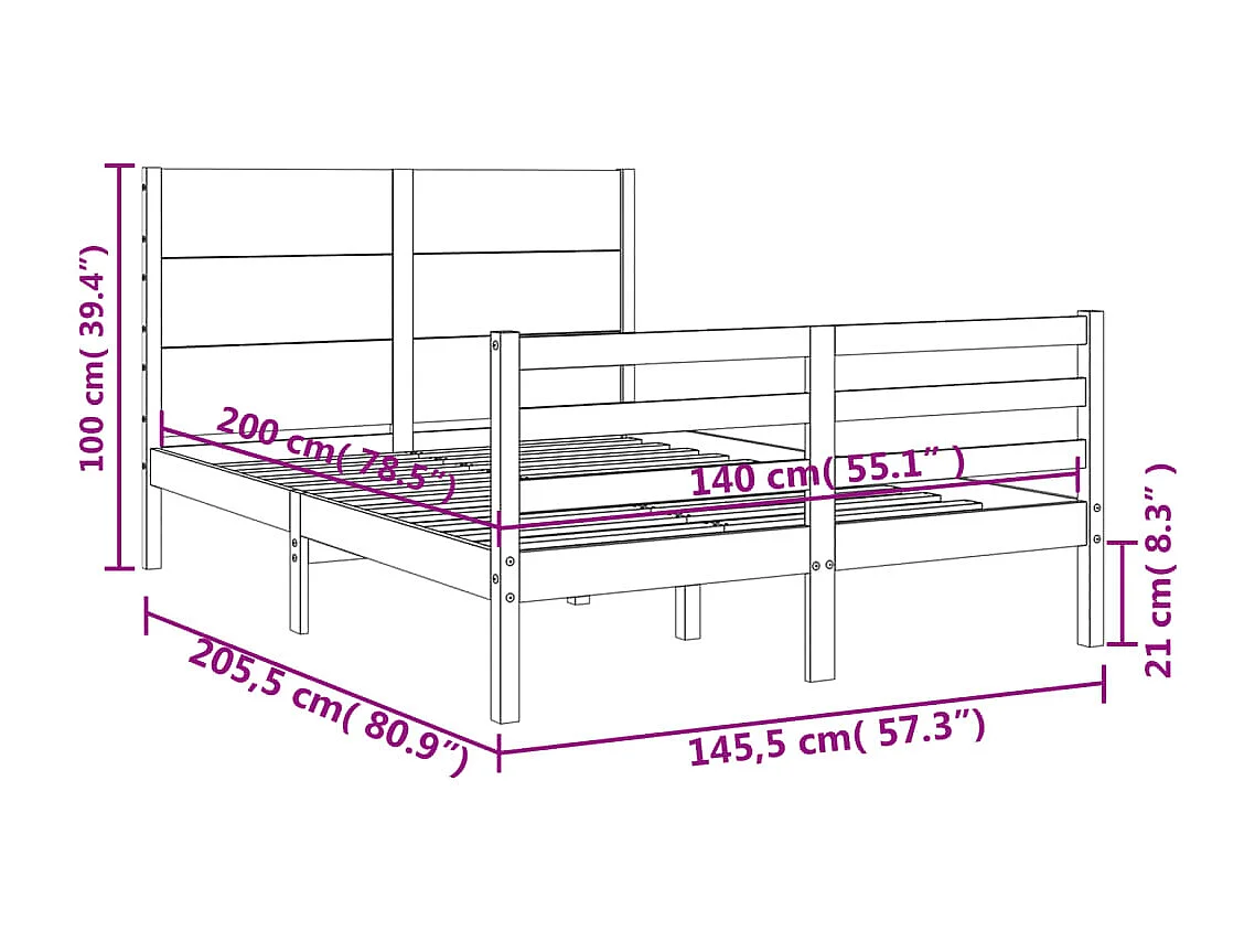 Giroletto Marrone Scuro 120x190 cm in Tessuto