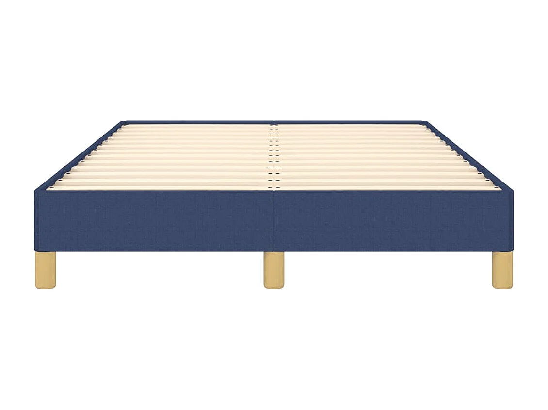 Bettgestell Blau 120x190 cm Stoff