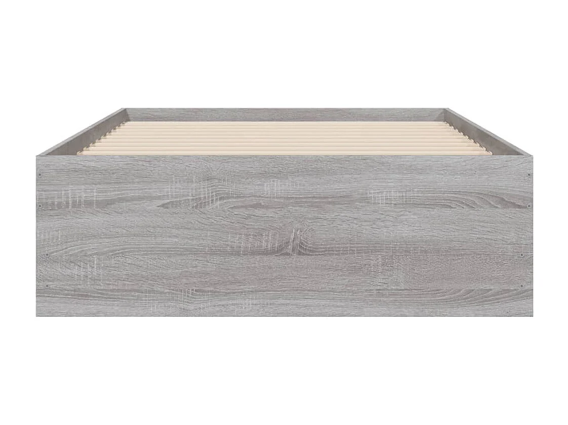 Giroletto Cassetti Grigio Sonoma 90x190 cm Legno Multistrato