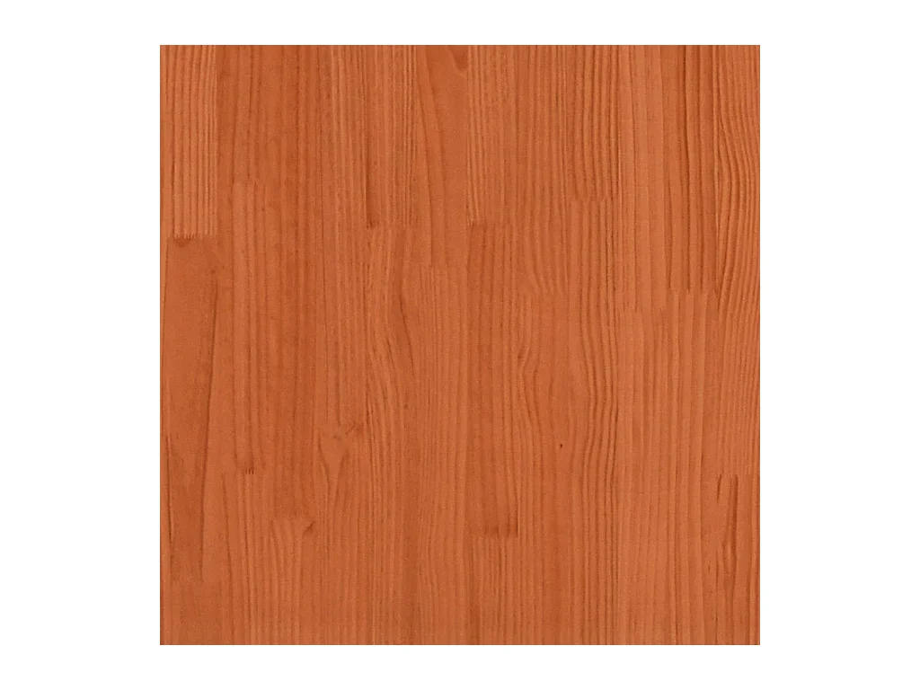 Cadre de lit sans matelas cire marron 90x190 cm bois pin massif