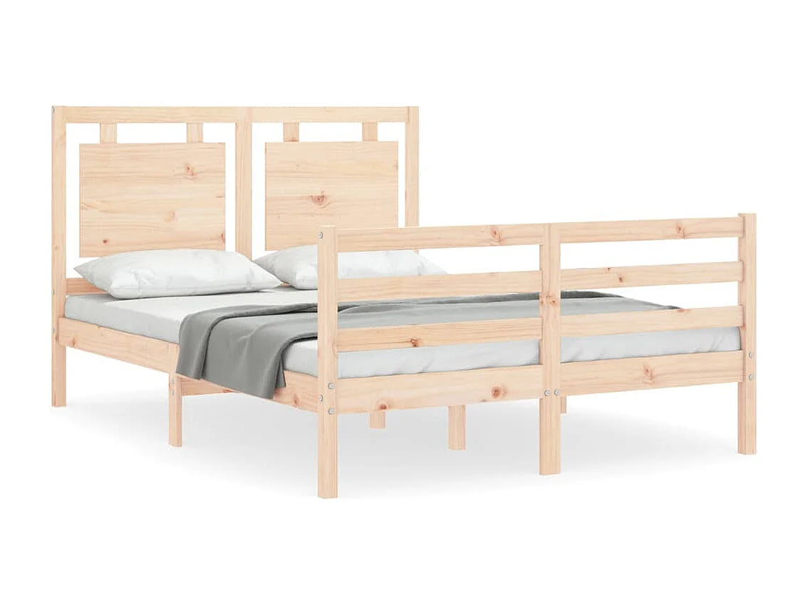 Giroletto con Testiera 140x190 cm in Legno Massello