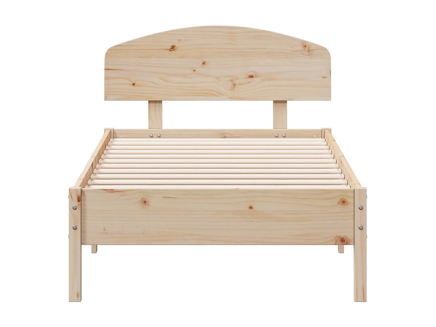 Cadre de lit sans matelas 100x200 cm bois massif de pin