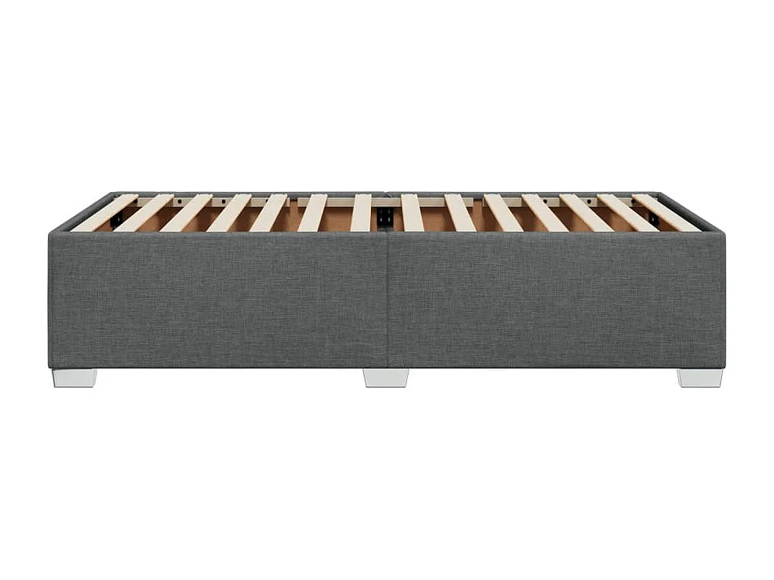 Bedframe zonder matras 80x200 cm stof donkergrijs